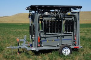 Portable Silencer Hydraulic Chute with Tarp Rack and Electric Winch
