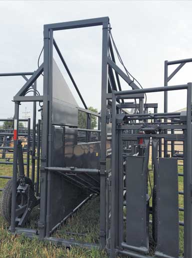 Loading Chute on Rawhide Portable Corral